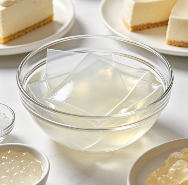 High-Transparency Baking Gelatin Sheets
